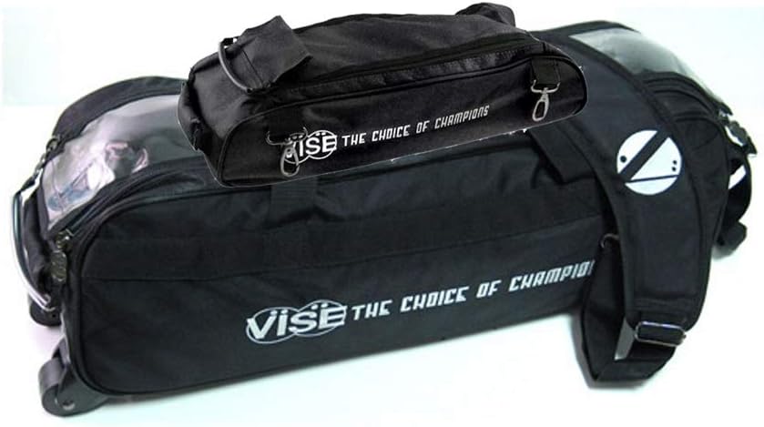 VISE Clear Top 3 Ball Roller Bowling Bag