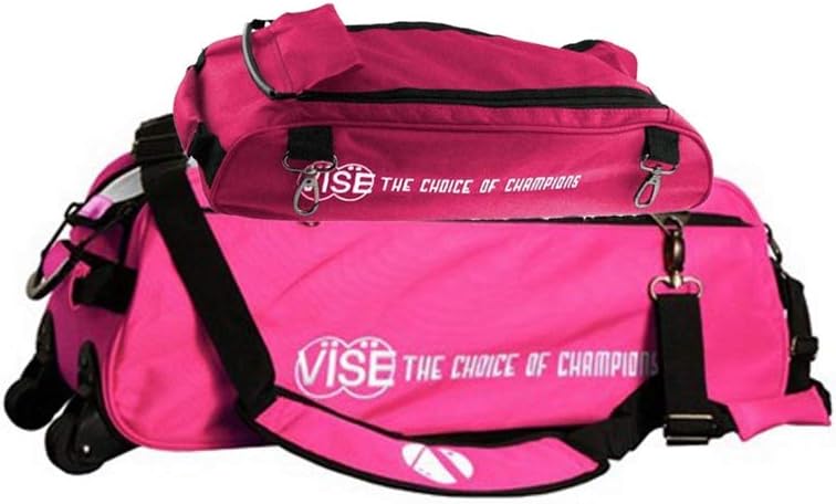 Vise Clear Top 3 Ball Roller Bowling Bag