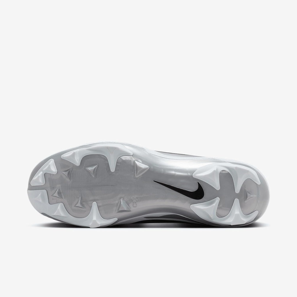 Nike Alpha Menace Strong Men's Football Cleats (II5139-010, Black/Metallic Silver/White)