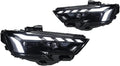 Car Lights Compatible With A3 8V 2013-2021 S3 RS3 Sedan Hatchback LED Auto Headlight Assembly Upgrade RS5 Style Design Tool Accessories(17-20 Xenon)