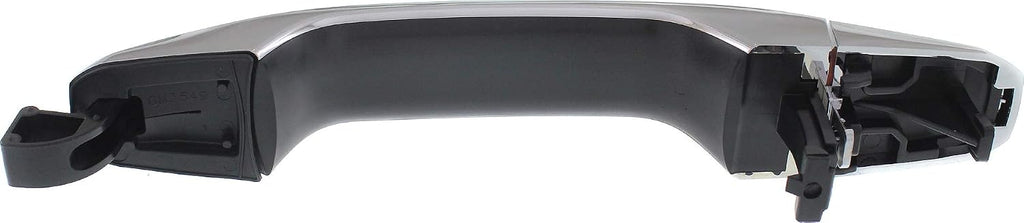 Garage-Pro Exterior Door Handle SET Compatible with GMC Sierra 1500 2014-2018, Sierra 2500 HD 2015-2018, Sierra 3500 HD, Chevrolet Silverado 1500 Chrome Plastic