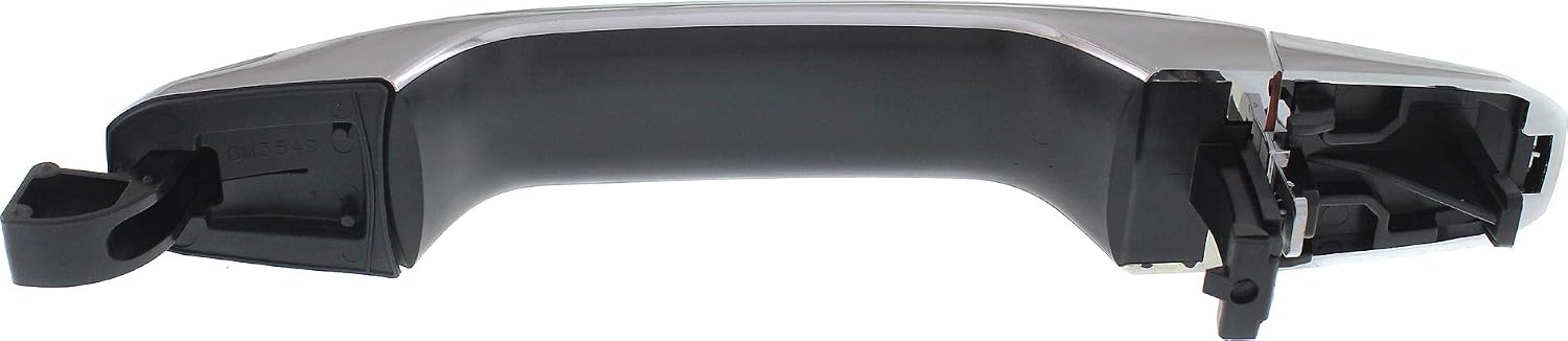 Garage-Pro Exterior Door Handle SET Compatible with GMC Sierra 1500 2014-2018, Sierra 2500 HD 2015-2018, Sierra 3500 HD, Chevrolet Silverado 1500 Chrome Plastic