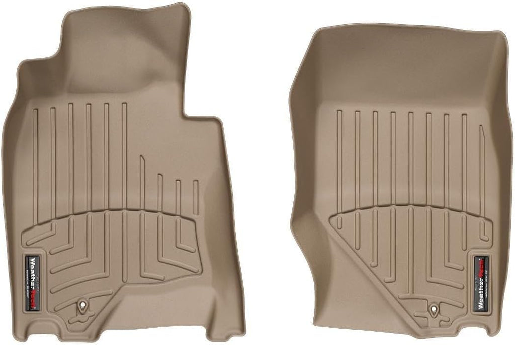 WeatherTech Custom Fit FloorLiners for Infiniti G, G, 1st Row (451561), Tan