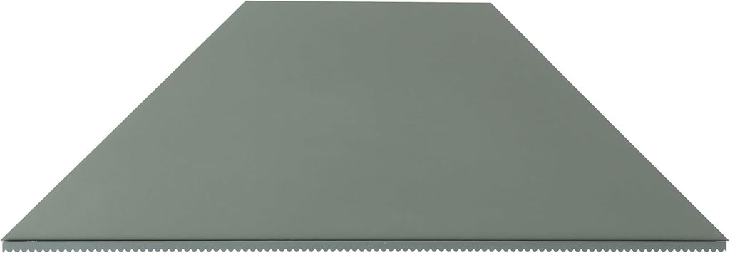 24/7 Shop at Home French 47 inch Modern Floating TV Console Table with 3D Wavy Panel Door, Wood Entertainment Center with Storage Space, Wall Corner Shelf for Living Room, Bedroom, Office, Sage Green