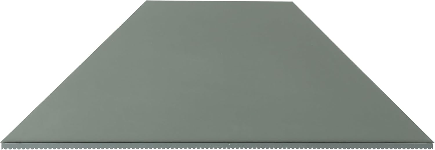 24/7 Shop at Home French 47 inch Modern Floating TV Console Table with 3D Wavy Panel Door, Wood Entertainment Center with Storage Space, Wall Corner Shelf for Living Room, Bedroom, Office, Sage Green
