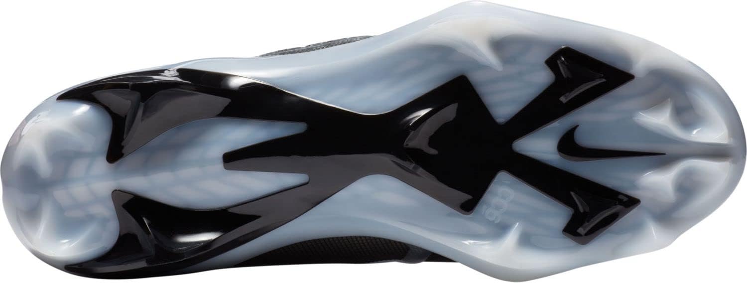 Nike Alpha Menace Elite 3 White/Particle Grey/Opti Yellow/Black Mens Football Cleat.