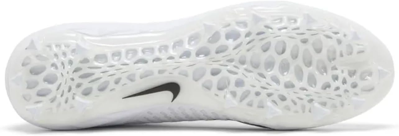 Nike Men's Alpha Menace Pro 2 D Football Cleats - Black/White,7M US