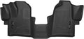 Husky Liners X-act Contour Floor Mats | Fits 2015-2021 Ford Transit 150/250/350/350HD | Front Row, 2-pc Black - 53481