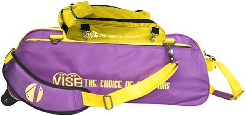 Vise Clear Top 3 Ball Roller Bowling Bag