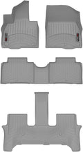 WeatherTech Custom Fit FloorLiners for Hyundai Palisade - Full Set (461947-1-2-3), Grey