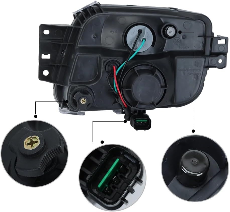 Work Light Car Fog Lights for Mitsubishi for Canter for Fuso FE FG 2012 2013 2014-2018 Foglamp Light Headlights Indicator Lamp Assembly Fog Light(1 Pair)