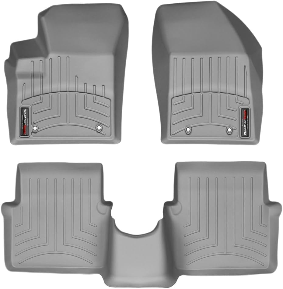 WeatherTech Custom Fit FloorLiners for Dodge Avenger, 200, 1st & 2nd Row (464031-463762), Grey