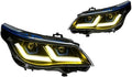 Car Lights Compatible With BMW E60 2003-2010 5 Series 520i 525i 530i LED Auto Headlight Assembly Upgrade Golden Design LHD RHD Accessories(03-06 Golden Eyes)
