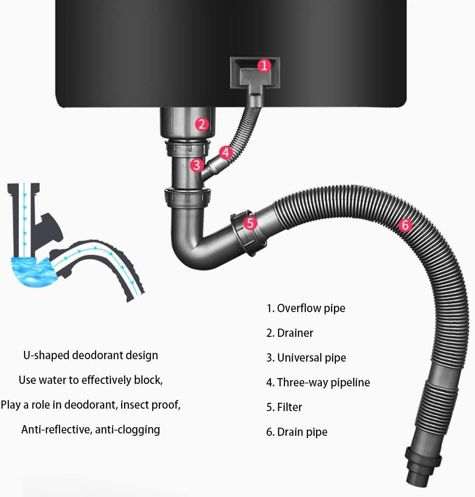 Kitchen Sink Single Bowl Bar Prep Black Nano Stainless Steel RV Sink Wet Bar & Prep Sink with Pull Out Faucet & Drain Top Mount Or Undermount (Color : Black, Size : 68x45x22cm) (Black 65x45x22cm)