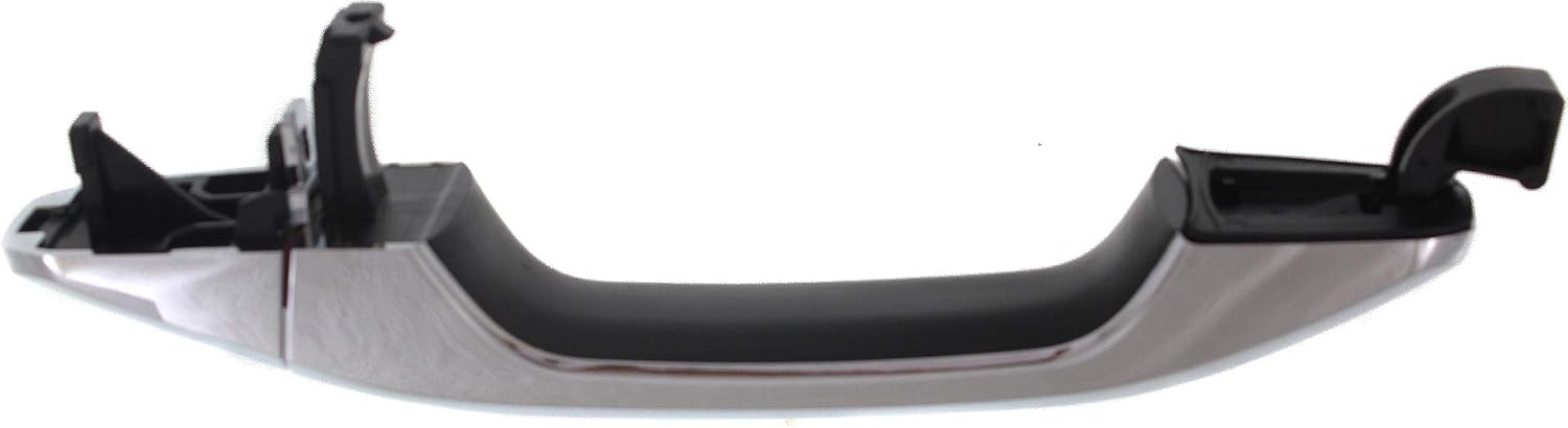 Garage-Pro Exterior Door Handle SET Compatible with GMC Sierra 1500 2014-2018, Sierra 2500 HD 2015-2018, Sierra 3500 HD, Chevrolet Silverado 1500 Chrome Plastic