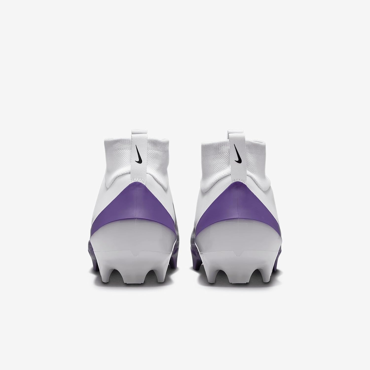 Nike Vapor Pro 1 Football Cleats (HM8850-104, White/Midnight Navy/Metallic Silver/Black)