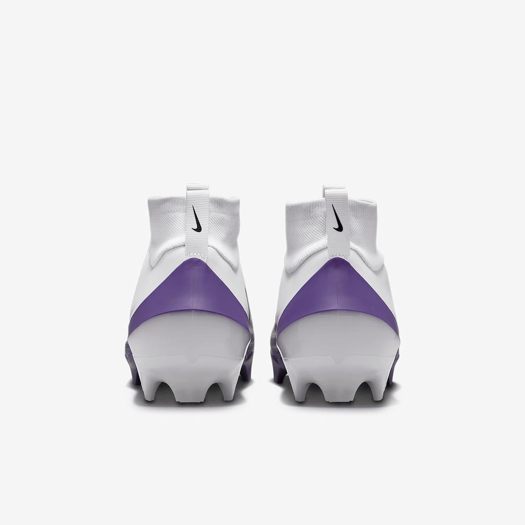 Nike Vapor Pro 1 Football Cleats (HM8850-104, White/Midnight Navy/Metallic Silver/Black)