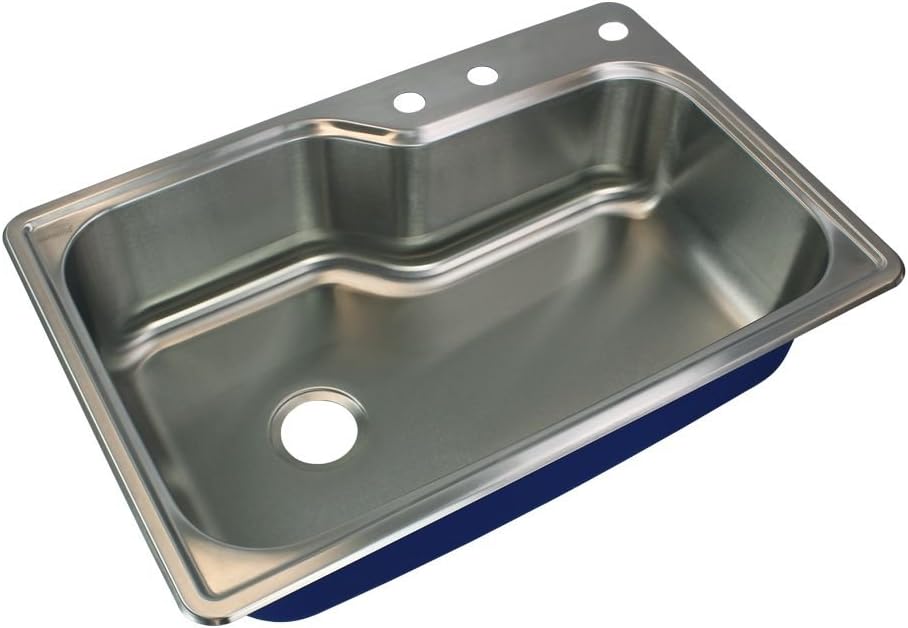 Transolid MTSO33229-MR3 Kitchen Sink, Stainless Steel