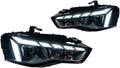 Car Lights Compatible With A5 2008-2016 S5 LED Auto Headlight Assembly Upgrade RS5 The Design Dynamic Signal Lamp LHD RHD Accessories(For Left Hand Drive)