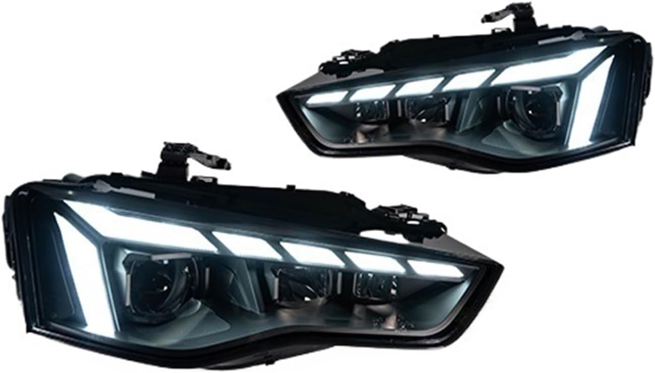 Car Lights Compatible With A5 2008-2016 S5 LED Auto Headlight Assembly Upgrade RS5 The Design Dynamic Signal Lamp LHD RHD Accessories(For Left Hand Drive)