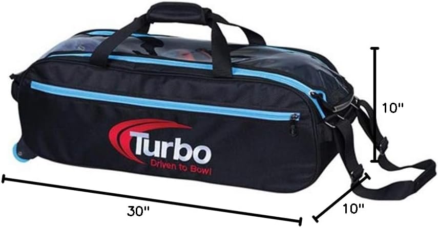 Turbo 3 Ball Pursuit Slim Triple Tote Bowling Bag