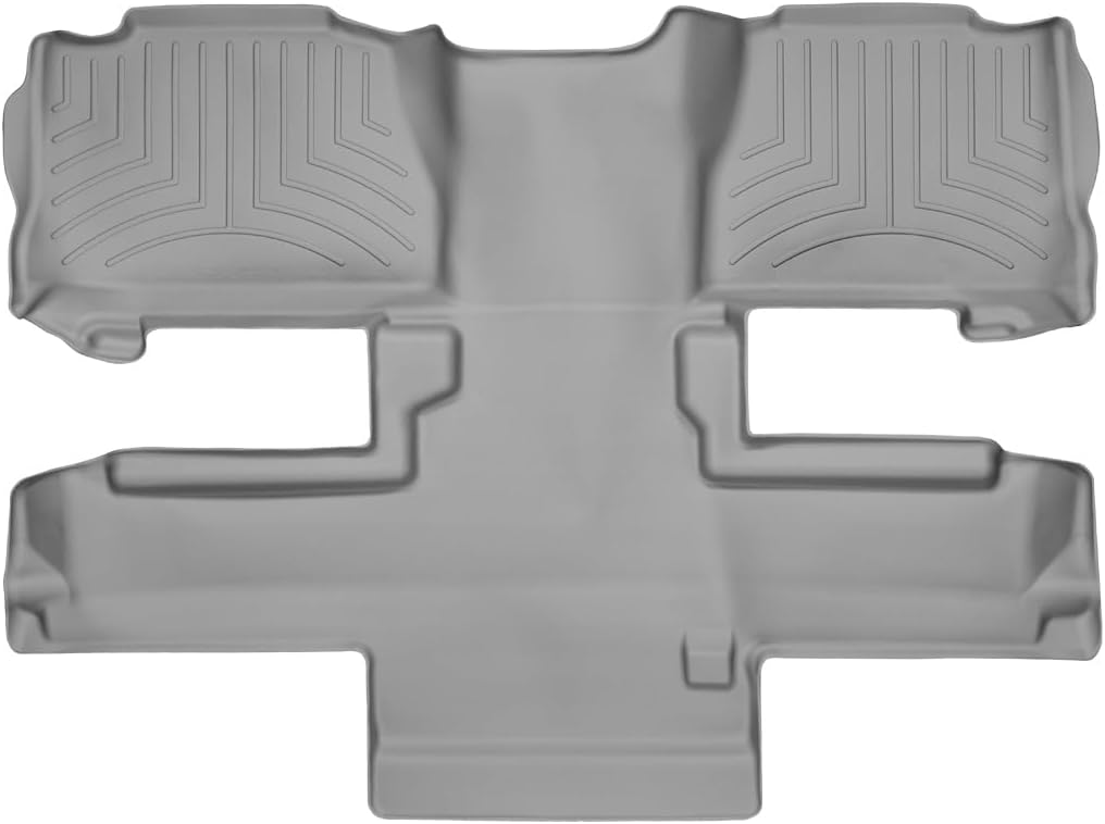 WeatherTech Custom Fit FloorLiners for Chevrolet Tahoe, Tahoe, Tahoe - 2nd Row (462353), Grey