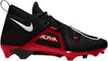 Nike Men's Alpha Menace Pro 3 Mid Football Cleat Size 13 (Red/Black)