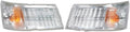 Metaphor Orange Generic Car Headlights For Mitsubishi Canter FUSO FE FG 2012-2018, Clear LED, Truck, Front Left/Right, Polycarbonate Lens