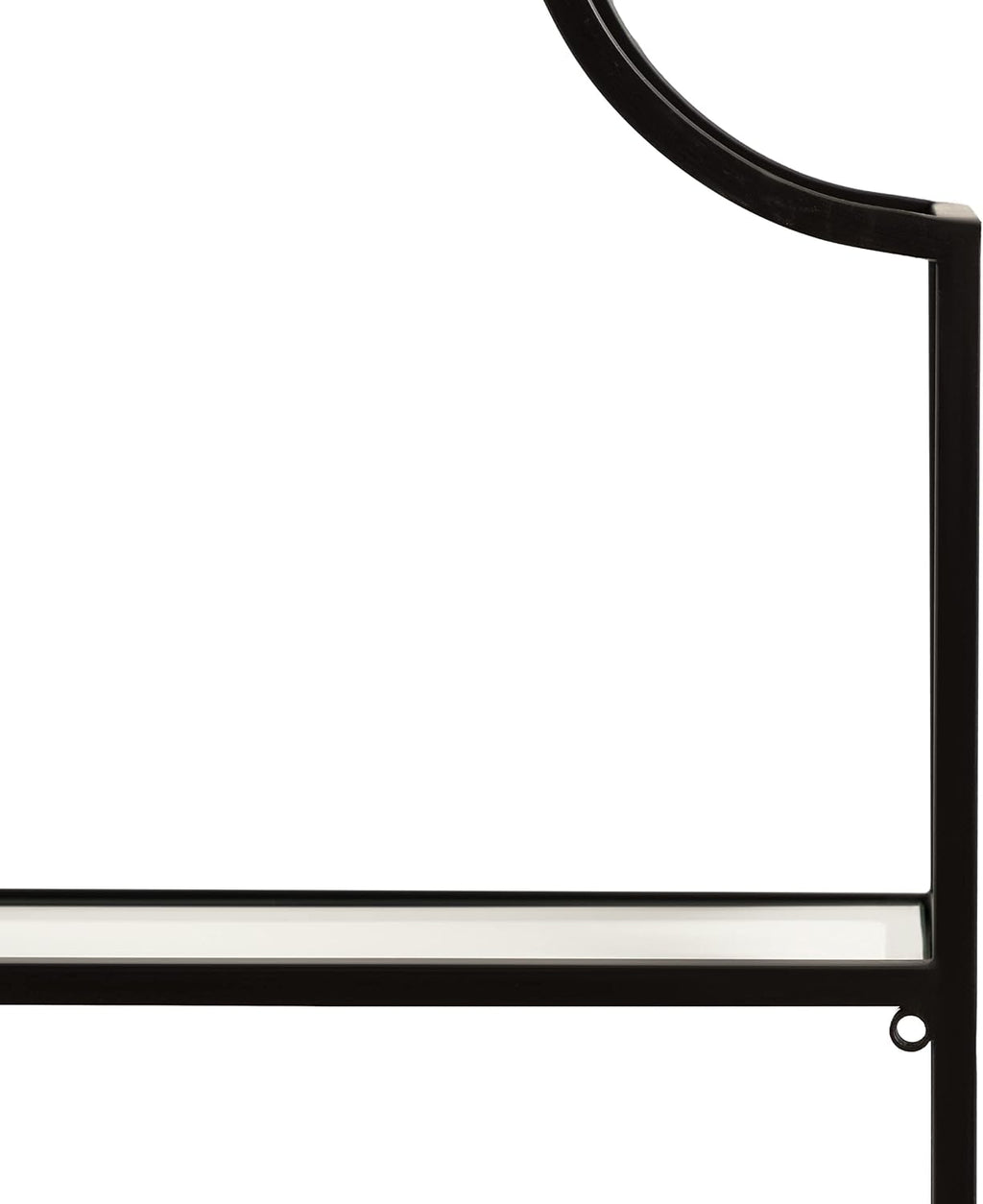 Kate and Laurel Ciel 3 Tiered Wall Shelf, 20 x 30, Black, Decorative Floating Shelf Storage and Wall Organizer