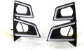 for Isuzu for Dmax for D-Max for Pickup 2020 2021 2Piece Front Fog Lamp Cover with Led Drl Daytime Running Light Turn Signal Indicator Headlight