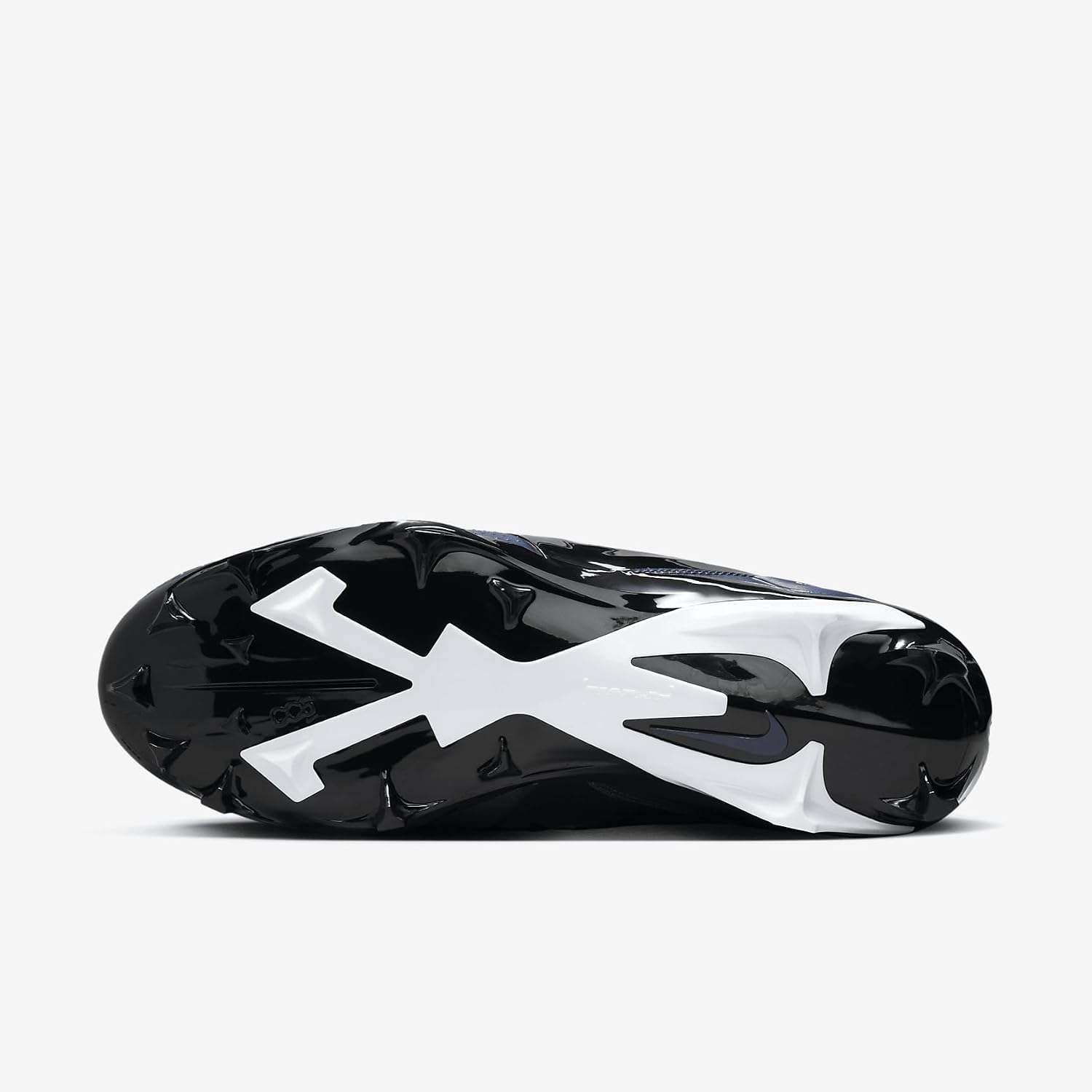 Nike Alpha Menace 4 Pro Football Cleats (FD7037-401, Midnight Navy/Metallic Silver) Size 12
