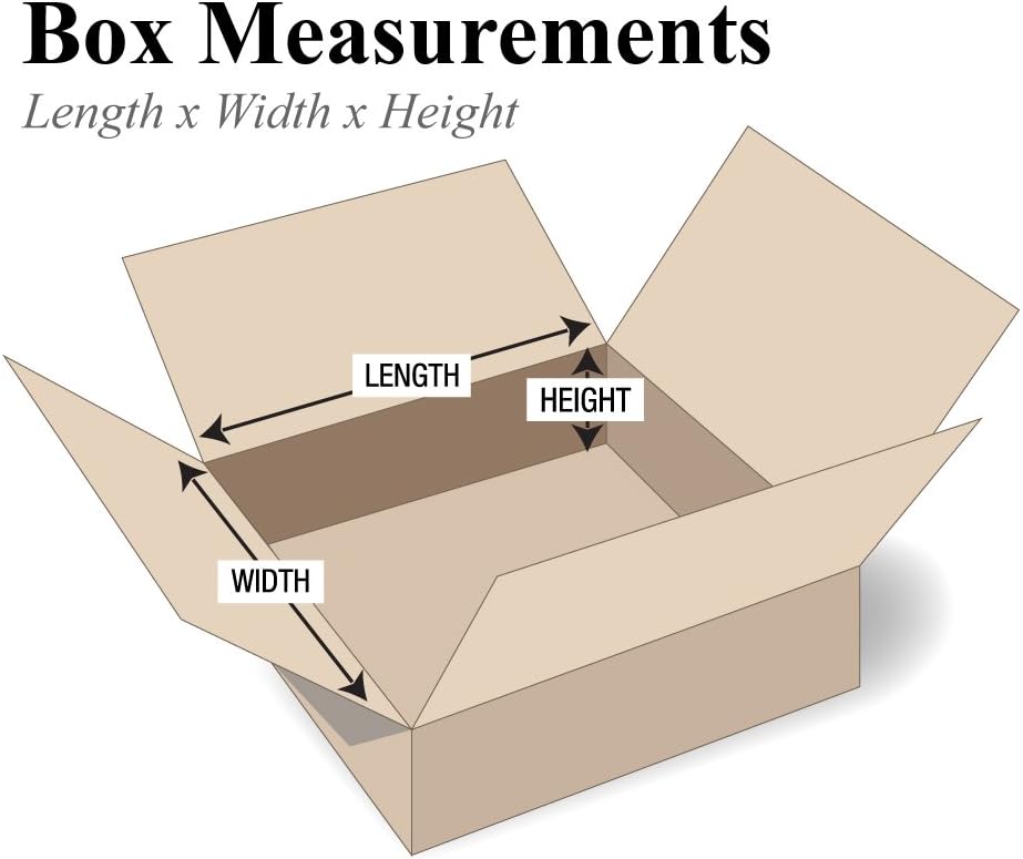 PARTNERS BRAND 13 x 10 x 4 Corrugated Cardboard Boxes, Flat 13'L x 10'W x 4'H, Pack of 100 | Shipping, Packaging, Moving, Storage Box for Home or Business, Strong Wholesale Bulk Boxes