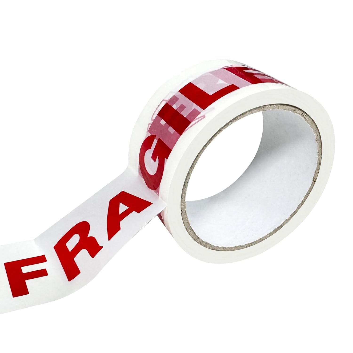 Fragile Tape Handle with Care Packing Tape 72 Rolls 2.4 Mil 2 Inch x 330 Feet (110 Yards) Heavy Duty Shipping Box Sealing Tape Suitable for Shipping and Moving Boxes (Red Fragile and White)