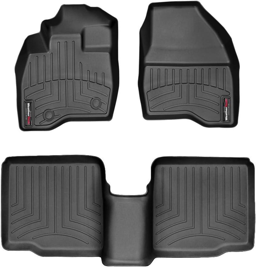 WeatherTech Custom Fit FloorLiners for Ford Explorer, Explorer, 1st & 2nd Row (447041-443592), Black