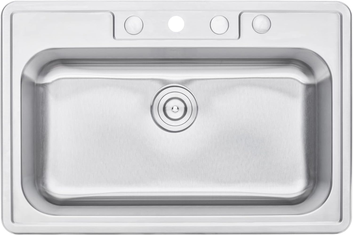 CozyBlock 33' Stainless Steel Drop In/Topmount Single Bowl Kitchen Sink (Sink Only)