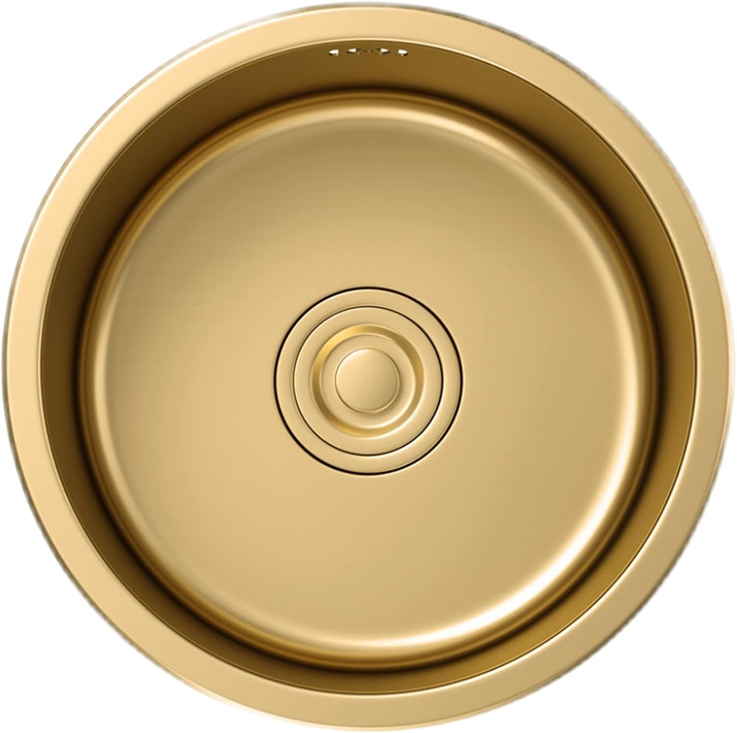 Home Small Mini Balcony Sink Gold Single Bowl Kitchen Sink Stainless SteelBar Sink Drop-in Or Undermount (Color : Gold-4, Size : 40x40cm) (Gold1 36x36cm)