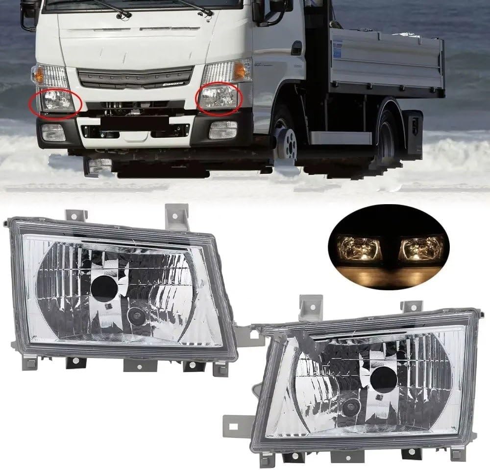 Fog Lamp Assembly For Mitsubishi For Canter Fe Fg 2012-2018 Car Fog Light Turn Signal Light Headlights Indicator Lamp Assembly W/Bulb