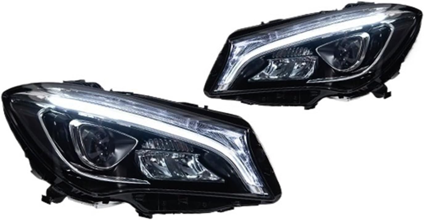 Car Lights Compatible With W117 2014-2020 CLA 220 CLA45 CLA260 LED Auto Headlight Assembly Upgrade High Configure Signal Lamp Accessories(For Original Halogen)