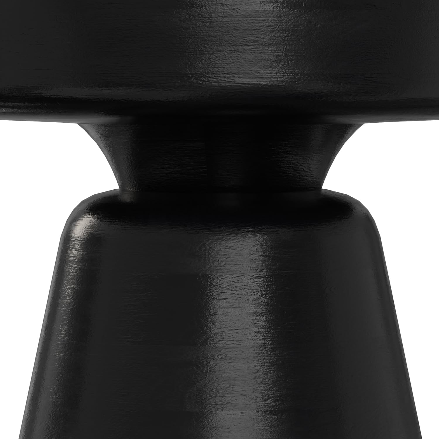 SIMPLIHOME Robbie Accent Table - 16 inch Wide Solid Mango Wood End Table in Black, Boho Contemporary Rustic Side Table for Living Room or Bedroom with Multipurpose Function, Assembled