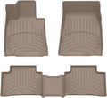 WeatherTech FloorLiner HP Custom Fit Floor Mats for Genesis GV70 1st & 2nd Row (451953-1-2IM), Tan