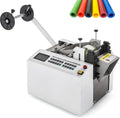 Fully Automatic Heat-Shrink Tube Cutting Machine 250W Electric Tube Cable Pipe Cutter with Micro Computer Control Cutting Width 100 mm for Sleeve Rubber/Plastic Tube,N