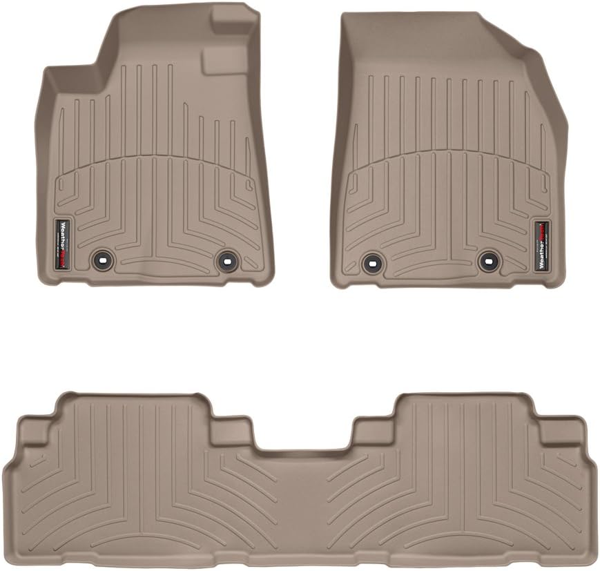 WeatherTech Custom Fit FloorLiners for Lexus RX, RX, 1st & 2nd Row (454561-452292), Tan