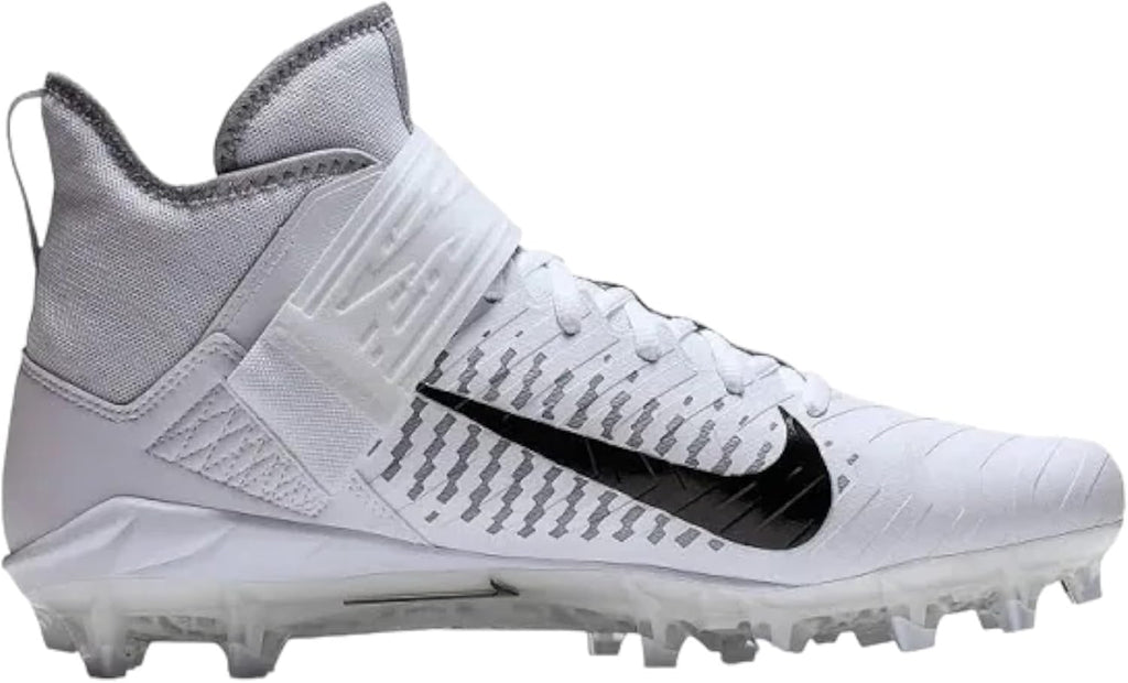 Nike Men's Alpha Menace Pro 2 D Football Cleats - Black/White,7M US