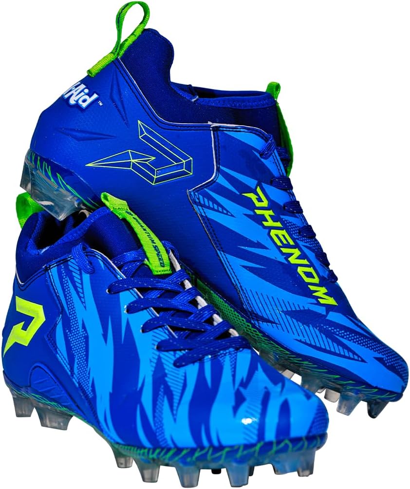 Phenom Elite Quantum Speed 2.0 Football Cleats – Team Color | Men's Lightweight Speed Performance Cleats