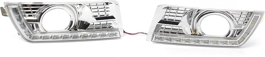 Fog Lights Fog Turn Signals Light Daytime Running Driving Lamp For Cadillac For SRX 2012-2016 Pair Car Blinker Indicators 3 Colors Lighting