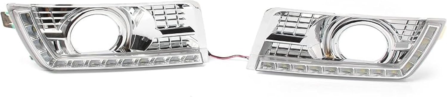 Fog Lights Fog Turn Signals Light Daytime Running Driving Lamp For Cadillac For SRX 2012-2016 Pair Car Blinker Indicators 3 Colors Lighting