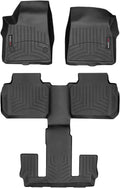 WeatherTech Custom Fit FloorLiners for Cadillac XT6 - Full Set (4415741-4410803), Black