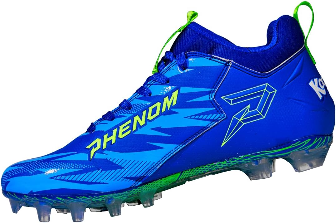 Phenom Elite Quantum Speed 2.0 Football Cleats – Team Color | Men's Lightweight Speed Performance Cleats
