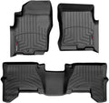 WeatherTech Custom Fit FloorLiners for Nissan Xterra, Xterra, Pathfinder - 1st & 2nd Row (44033-1-2), Black