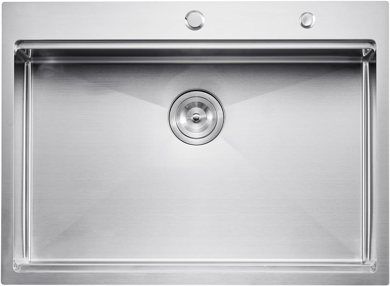 VEVOR Drop In Kitchen Sink 30 Inch Kitchen Sink Workstation, 304 Stainless Steel Top Mount Sinks, Drop-In Single Bowl with Ledge & Multiple Accessories Sink for RV, Prep Kitchen, Bar 30 x 22 x 9inch